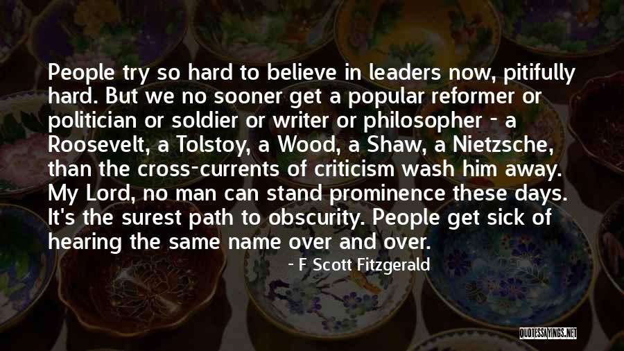 Hard Of Hearing Quotes By F Scott Fitzgerald