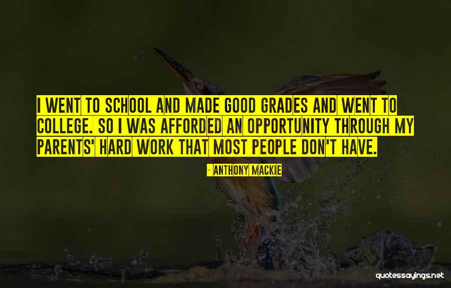 Hard Parents Quotes By Anthony Mackie Hard Parents Quotes By Anthony Mackie