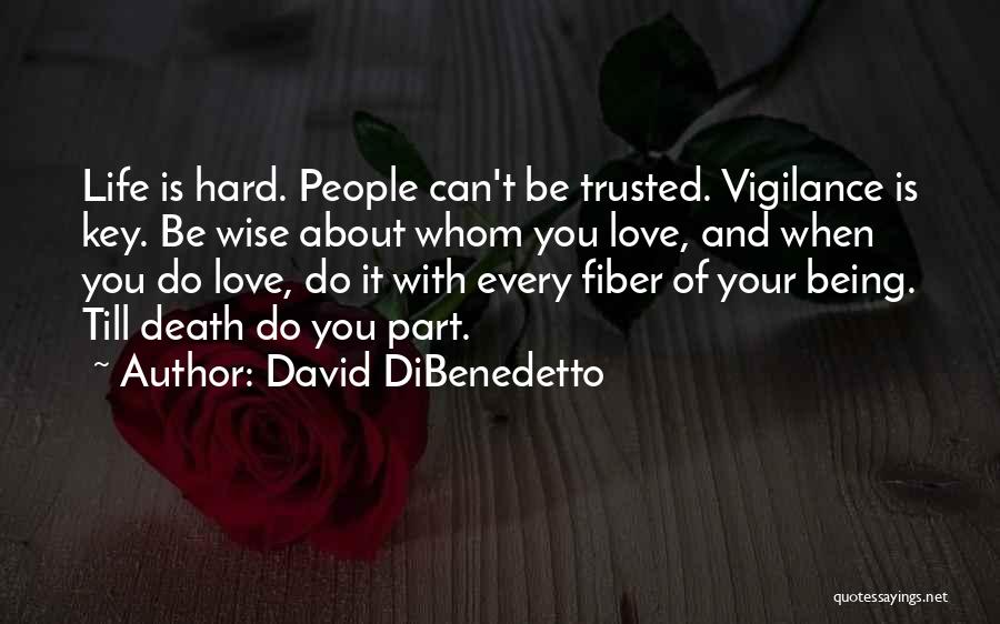 Hard Part Of Life Quotes By David DiBenedetto