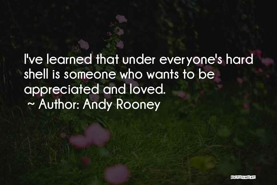 Hard Shell Quotes By Andy Rooney