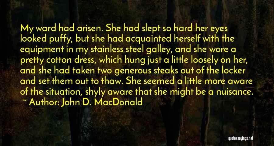 Hard Situation Quotes By John D. MacDonald