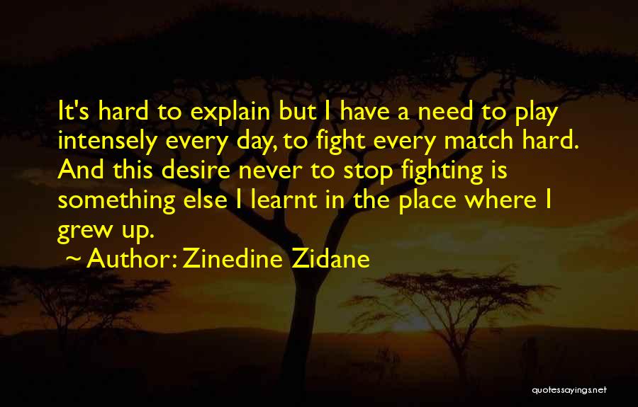 Hard To Explain Quotes By Zinedine Zidane