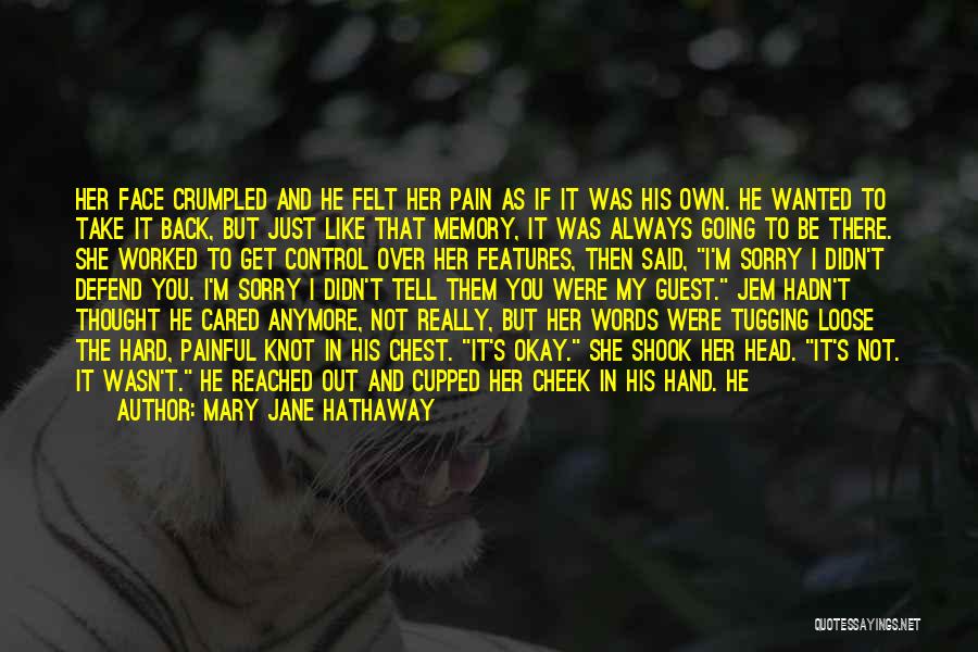 Hard To Get Over Quotes By Mary Jane Hathaway