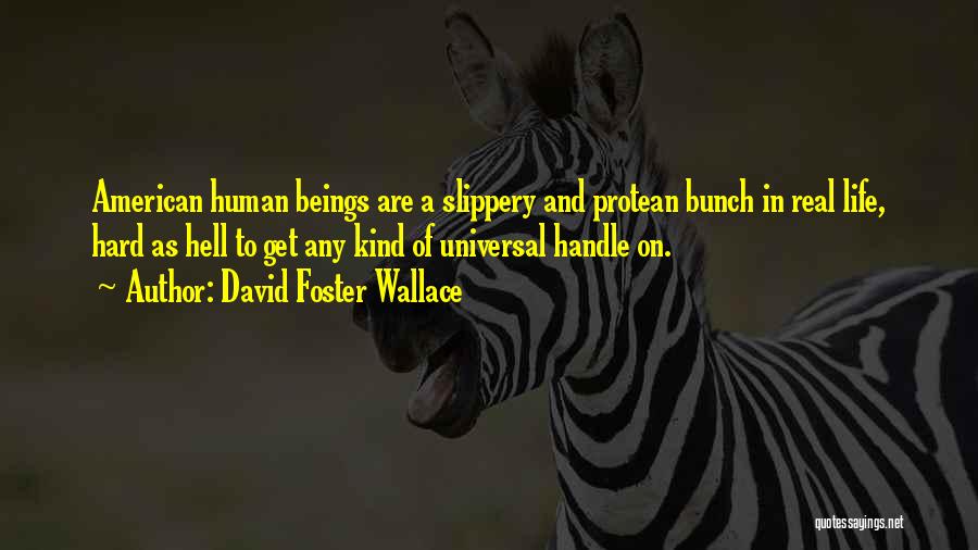 Hard To Handle Quotes By David Foster Wallace