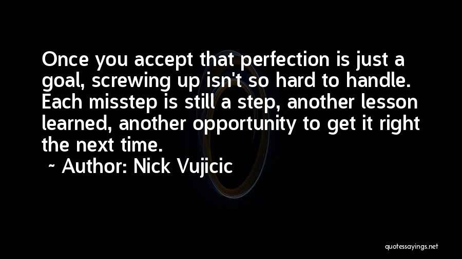 Hard To Handle Quotes By Nick Vujicic