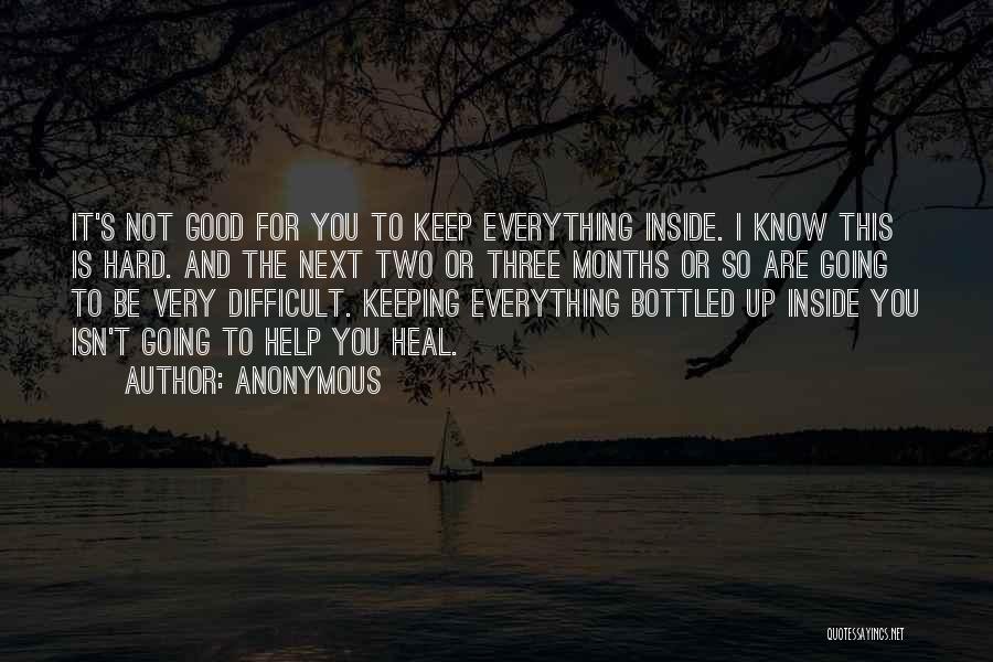 Hard To Keep Going Quotes By Anonymous