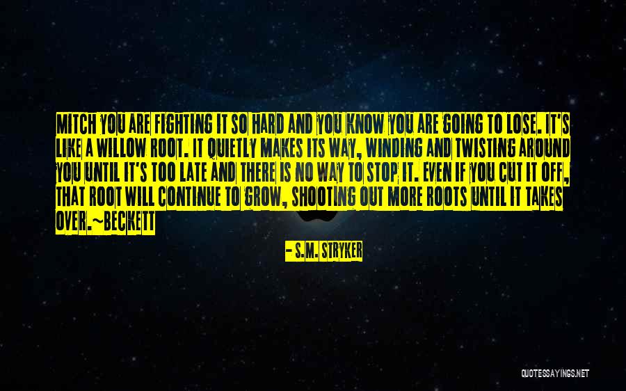 Hard To Lose Someone Quotes By S.M. Stryker Hard To Lose Someone Quotes By S.M. Stryker