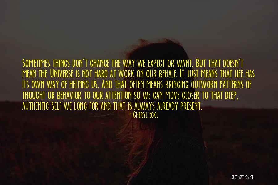 Hard To Move On Quotes By Cheryl Eckl