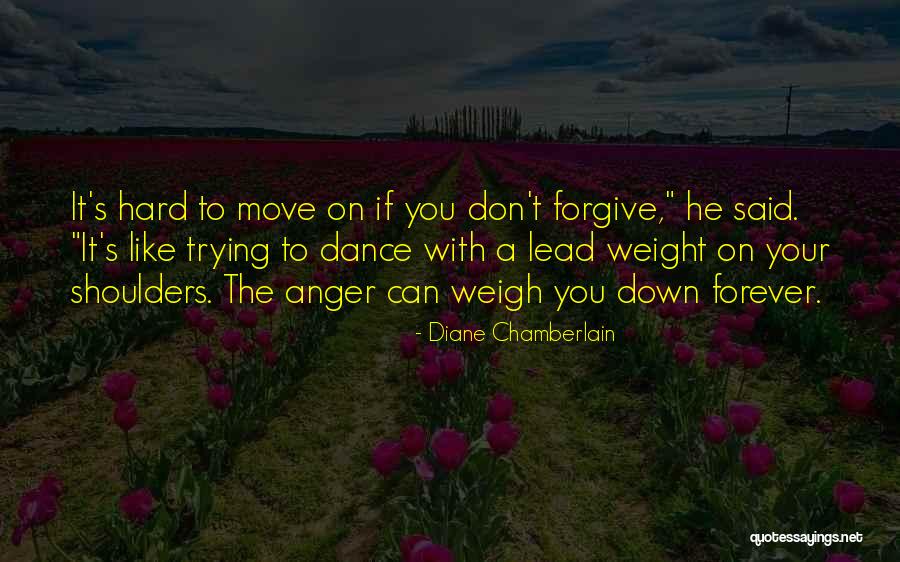 Hard To Move On Quotes By Diane Chamberlain