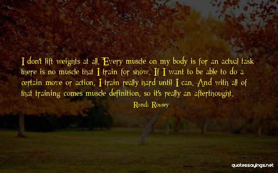 Hard To Move On Quotes By Ronda Rousey Hard To Move On Quotes By Ronda Rousey