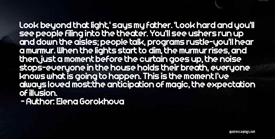 Hard To See The Light Quotes By Elena Gorokhova