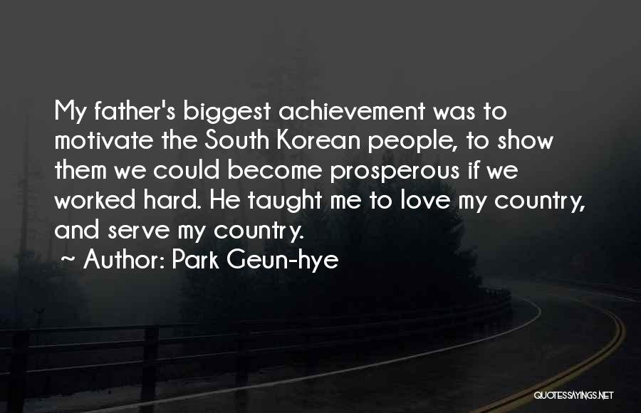 Hard To Show Love Quotes By Park Geun-hye