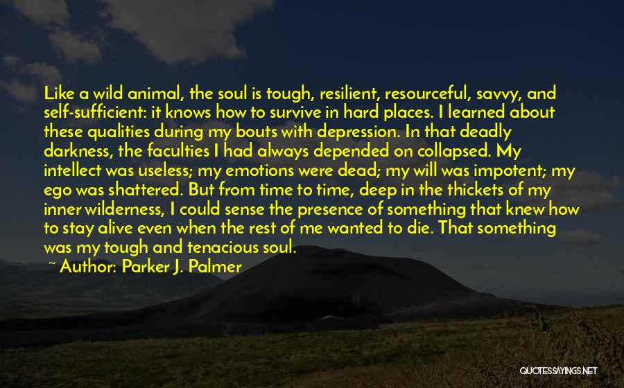 Hard To Survive Quotes By Parker J. Palmer