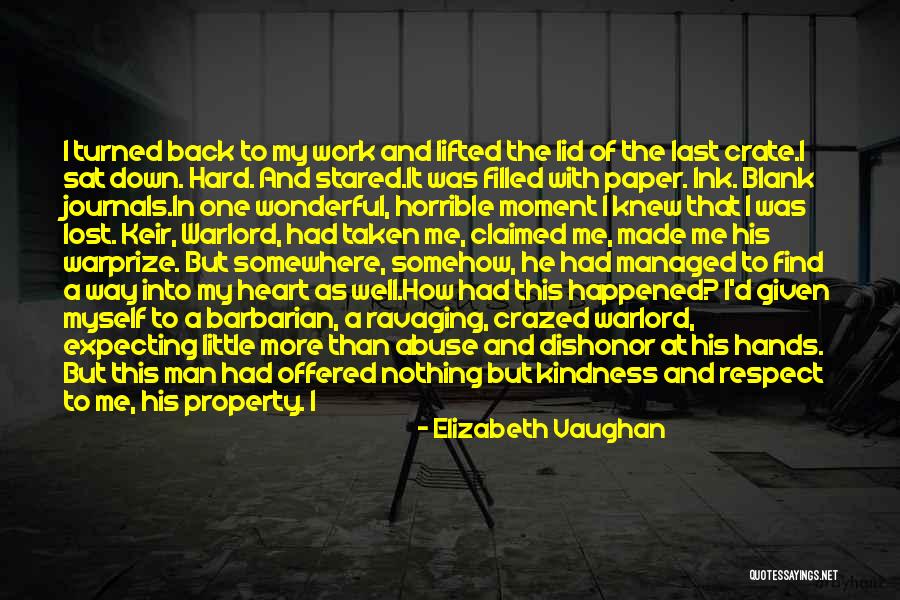 Hard To Understand Me Quotes By Elizabeth Vaughan