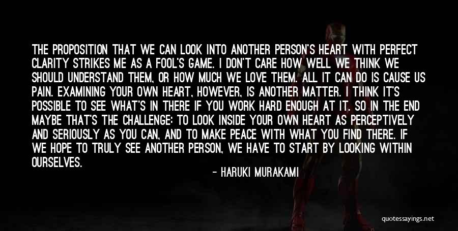 Hard To Understand Me Quotes By Haruki Murakami