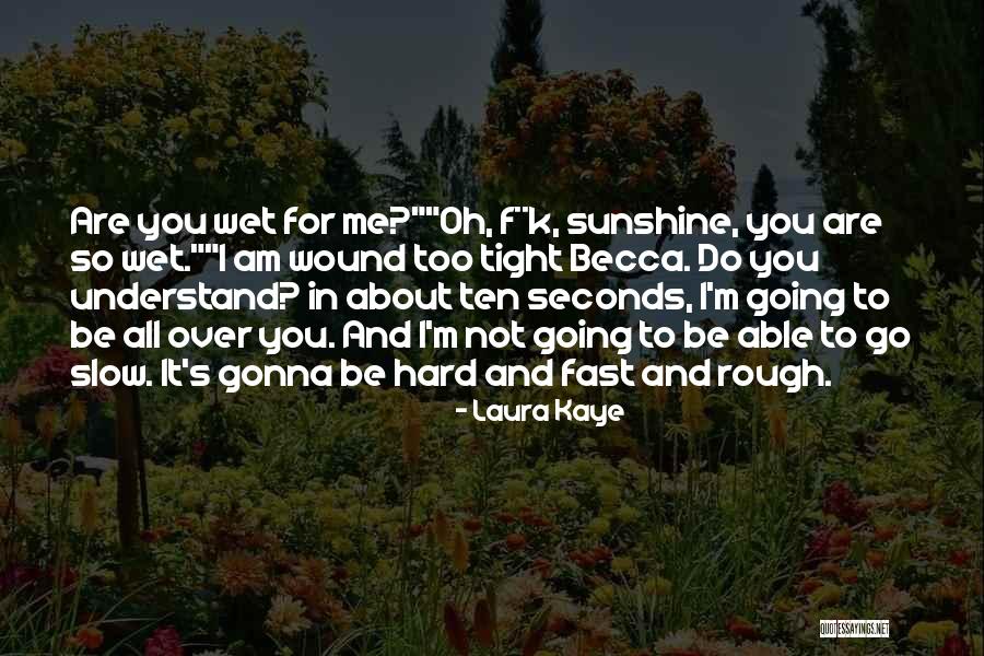 Hard To Understand Me Quotes By Laura Kaye