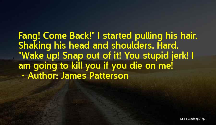 Hard To Wake Up Quotes By James Patterson