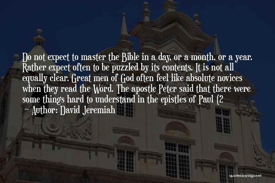 Hard Word Quotes By David Jeremiah