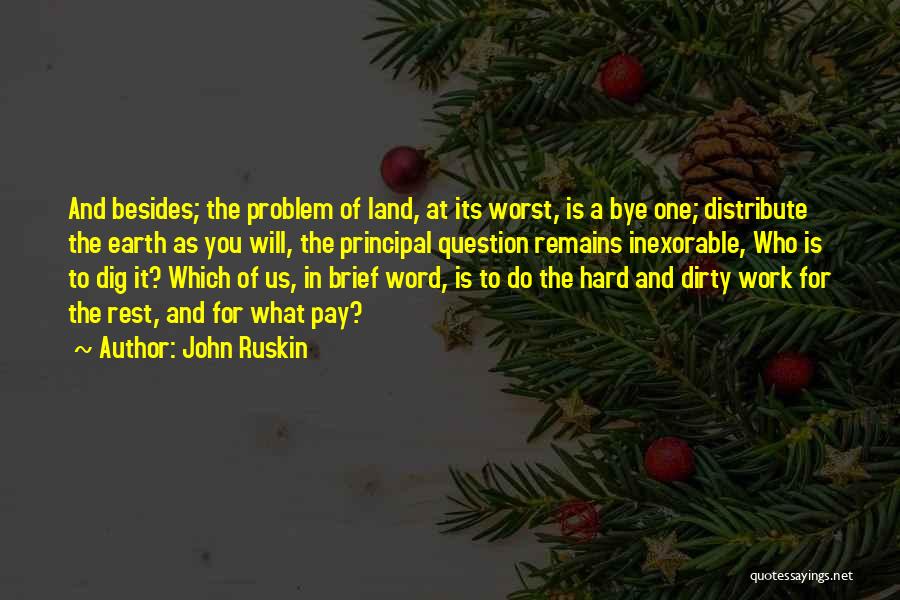 Hard Word Quotes By John Ruskin