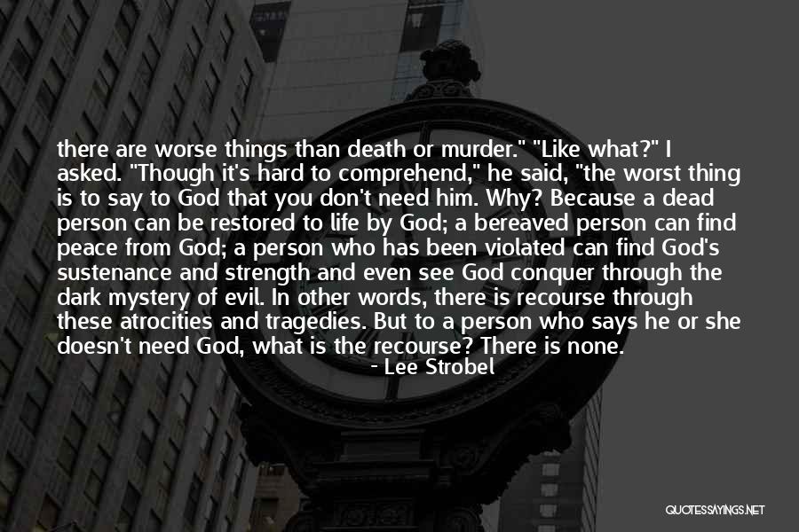 Hard Words To Say Quotes By Lee Strobel Hard Words To Say Quotes By Lee Strobel