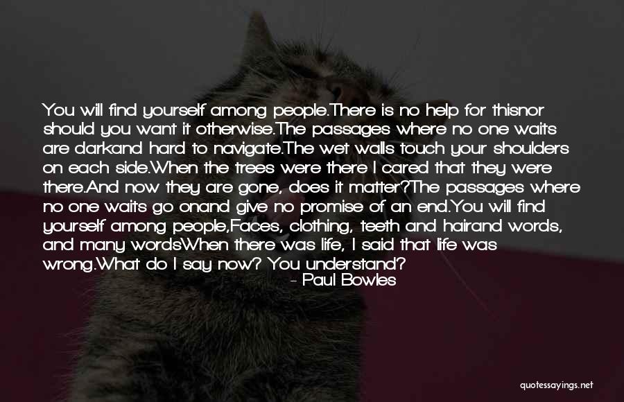 Hard Words To Say Quotes By Paul Bowles Hard Words To Say Quotes By Paul Bowles
