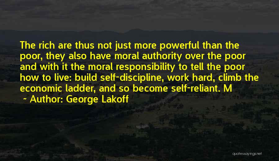 Hard Work And Discipline Quotes By George Lakoff