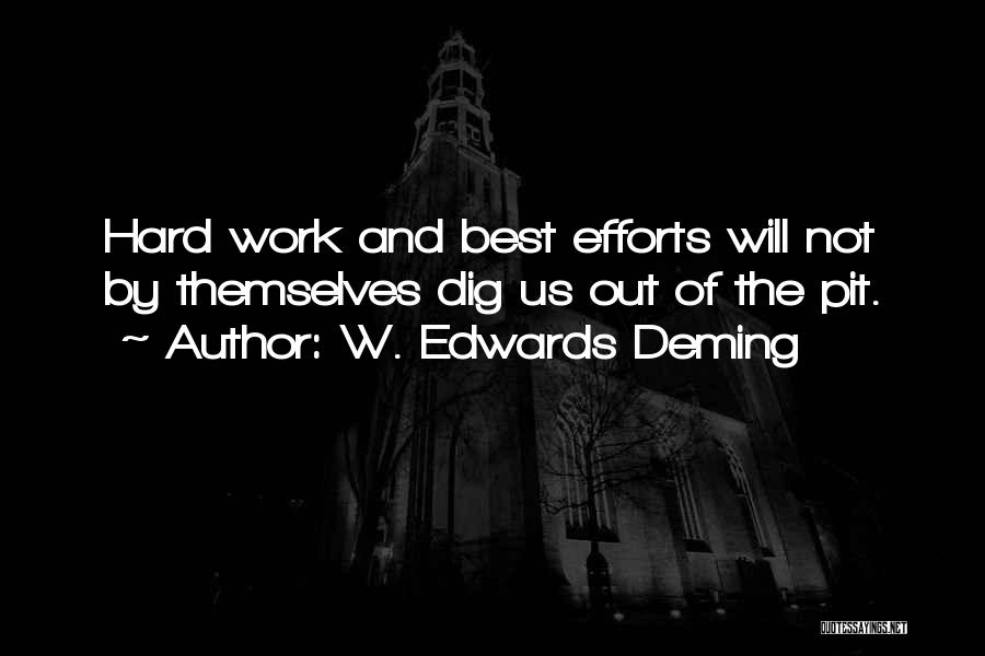 Hard Work And Effort Quotes By W. Edwards Deming