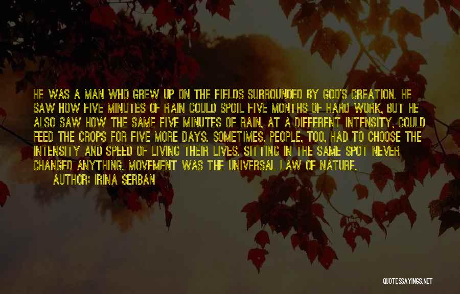 Hard Work And God Quotes By Irina Serban