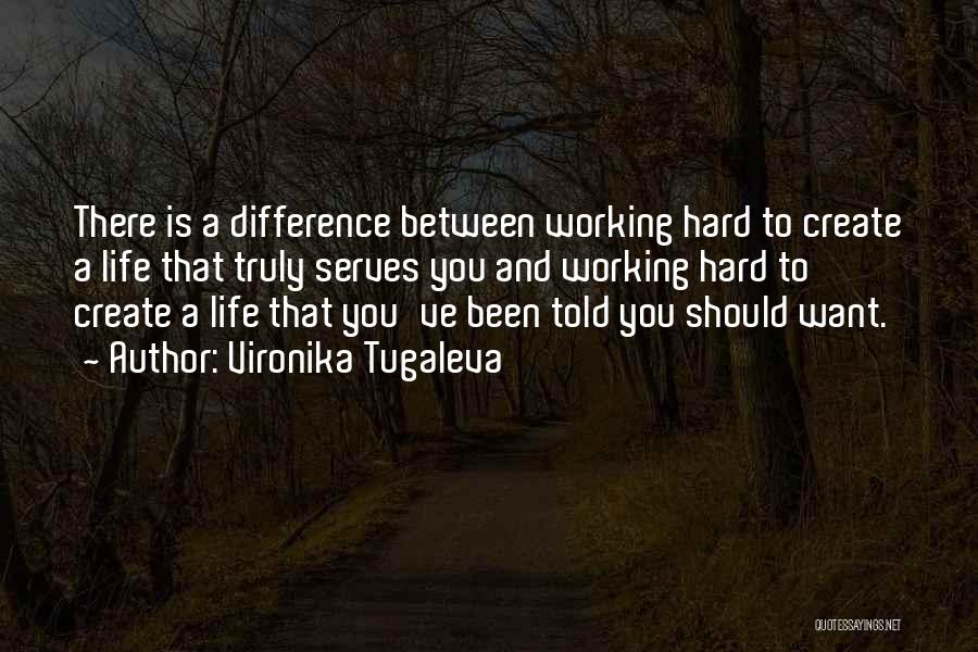 Hard Work And Life Quotes By Vironika Tugaleva