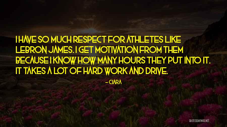 Hard Work And Motivation Quotes By Ciara Hard Work And Motivation Quotes By Ciara