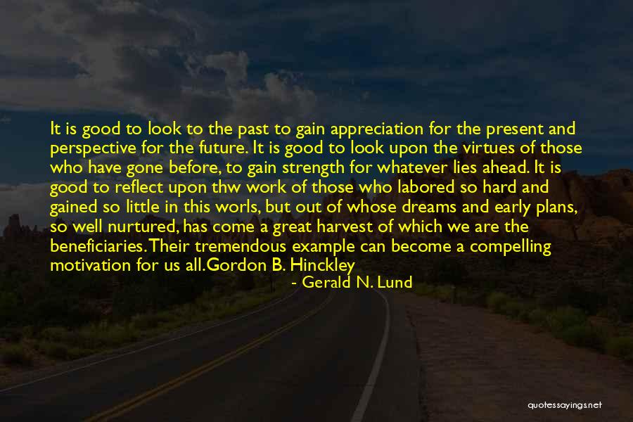 Hard Work And Motivation Quotes By Gerald N. Lund