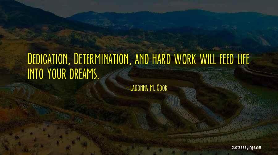 Hard Work And Motivation Quotes By LaDonna M. Cook