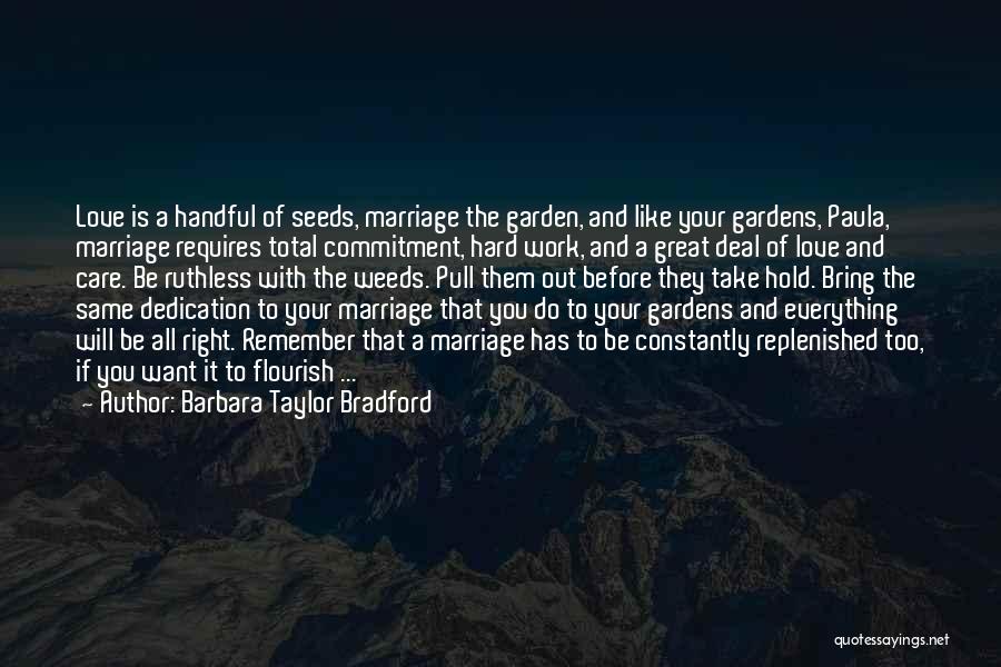 Hard Work Dedication Quotes By Barbara Taylor Bradford
