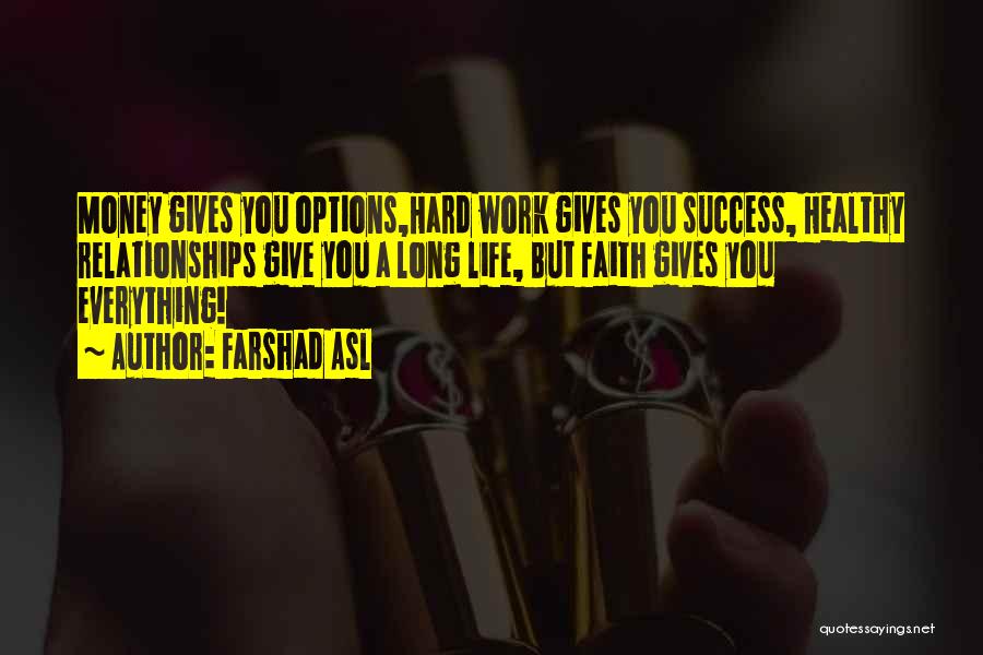 Hard Work Gives Success Quotes By Farshad Asl