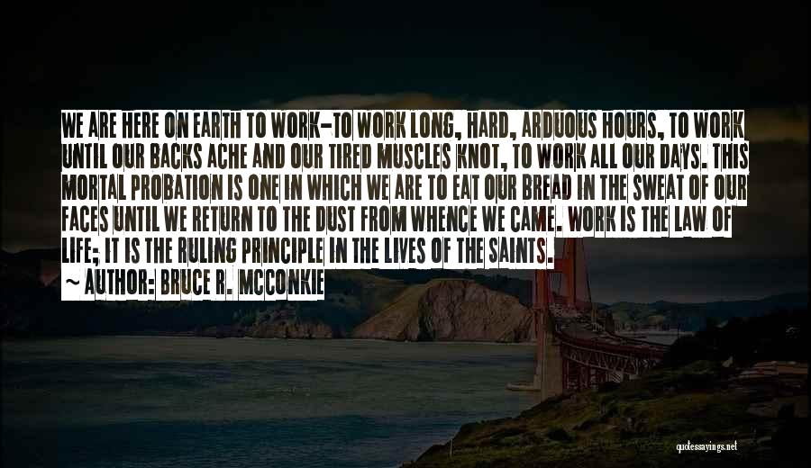 Hard Work Long Hours Quotes By Bruce R. McConkie