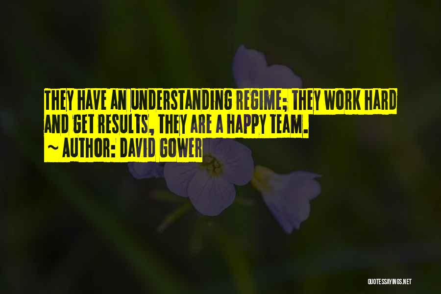 Hard Work Results Quotes By David Gower