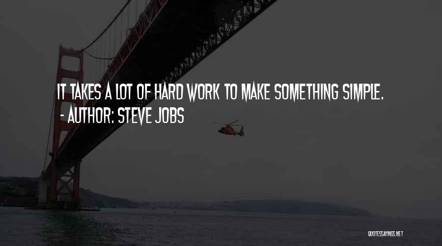 Hard Work Steve Jobs Quotes By Steve Jobs