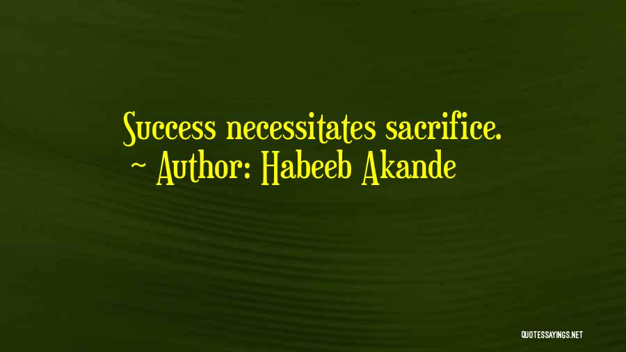 Hard Work That Pays Off Quotes By Habeeb Akande