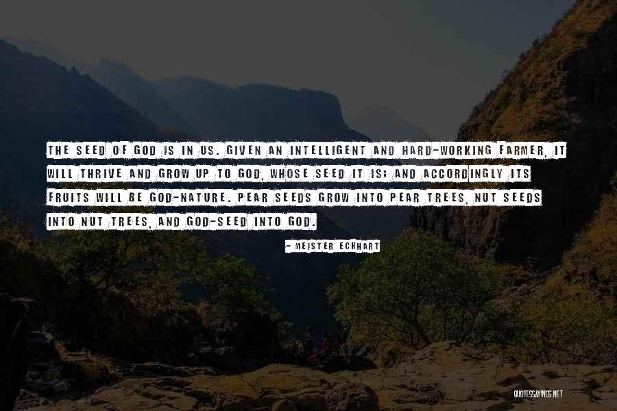 Hard Working Farmer Quotes By Meister Eckhart Hard Working Farmer Quotes By Meister Eckhart