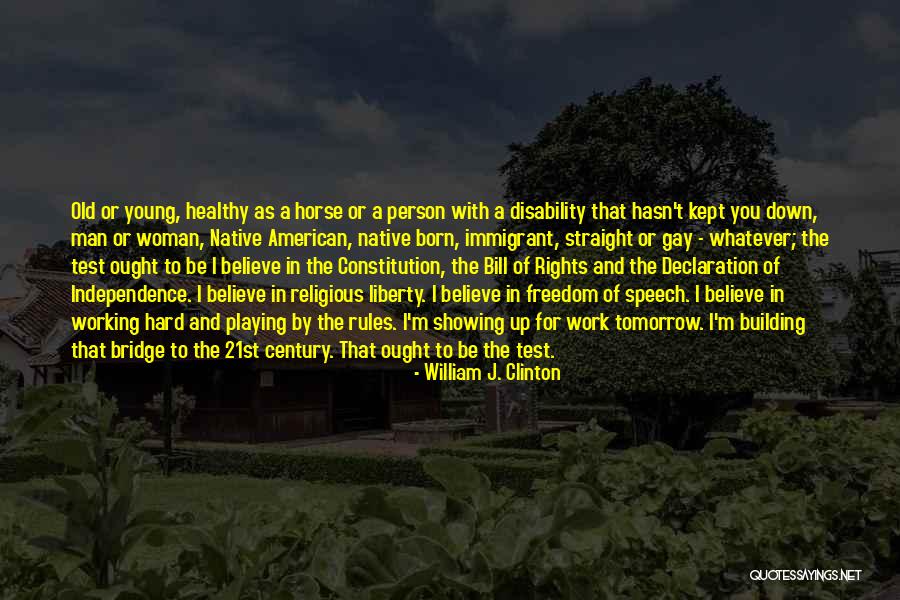 Hard Working Man Quotes By William J. Clinton Hard Working Man Quotes By William J. Clinton