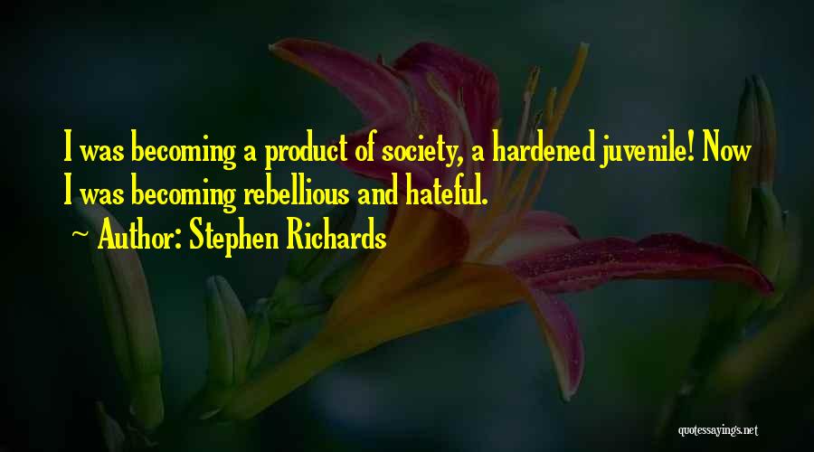 Hardened Quotes By Stephen Richards