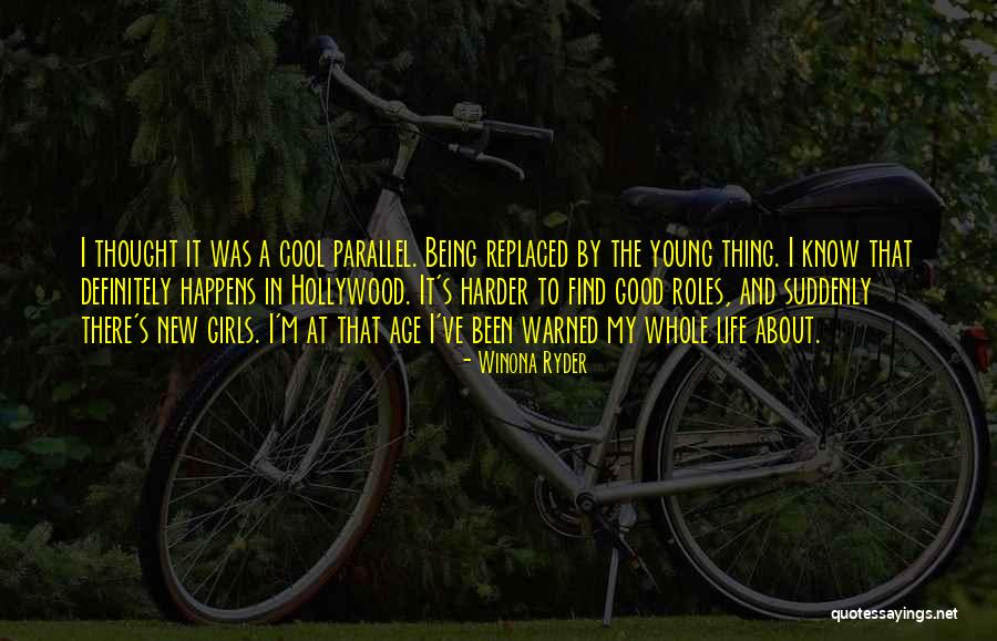 Harder For Girls Quotes By Winona Ryder Harder For Girls Quotes By Winona Ryder