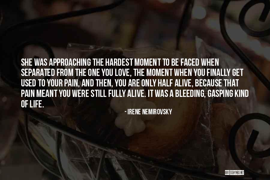 Hardest Moment Quotes By Irene Nemirovsky