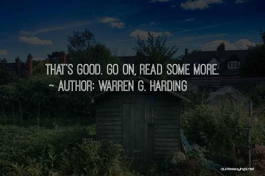 Harding Quotes By Warren G. Harding