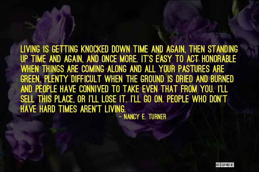 Hardship And Perseverance Quotes By Nancy E. Turner Hardship And Perseverance Quotes By Nancy E. Turner
