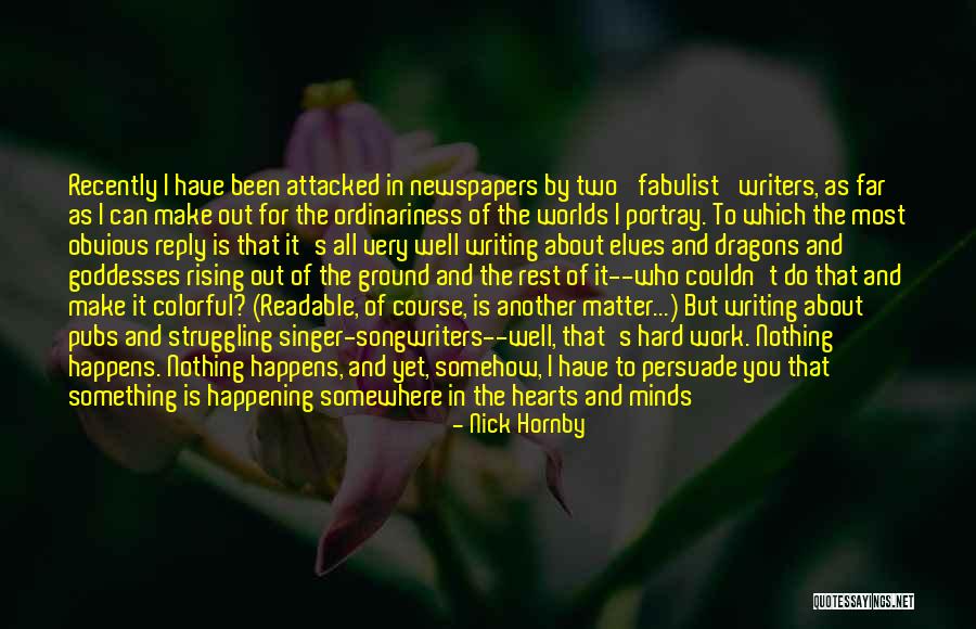 Hardship In Islam Quotes By Nick Hornby Hardship In Islam Quotes By Nick Hornby