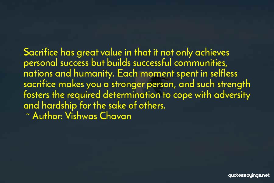 Hardship Inspirational Quotes By Vishwas Chavan