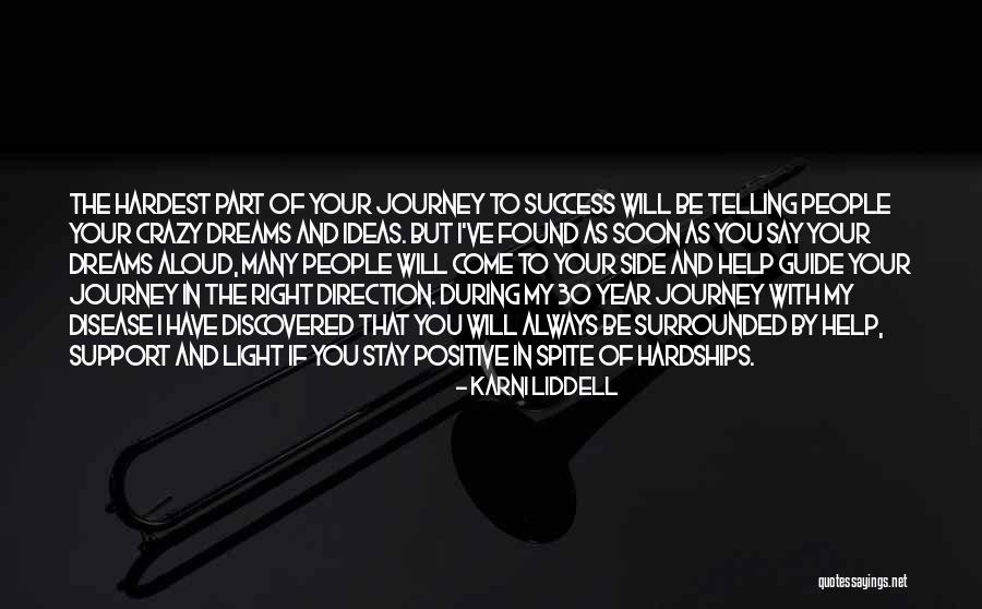Hardships And Success Quotes By Karni Liddell Hardships And Success Quotes By Karni Liddell