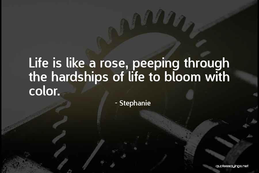 Hardships Of Life Quotes By Stephanie Hardships Of Life Quotes By Stephanie