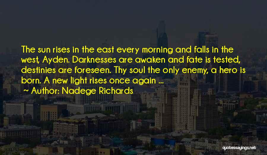 Hardships Of War Quotes By Nadege Richards